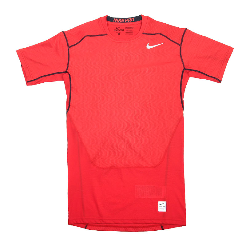 мужская красная футболка Nike Hypercool Comp SS 801235-657 - цена, описание, фото 1